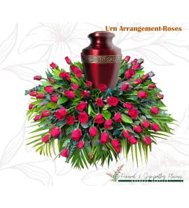 Urn Arrangement-ROSES